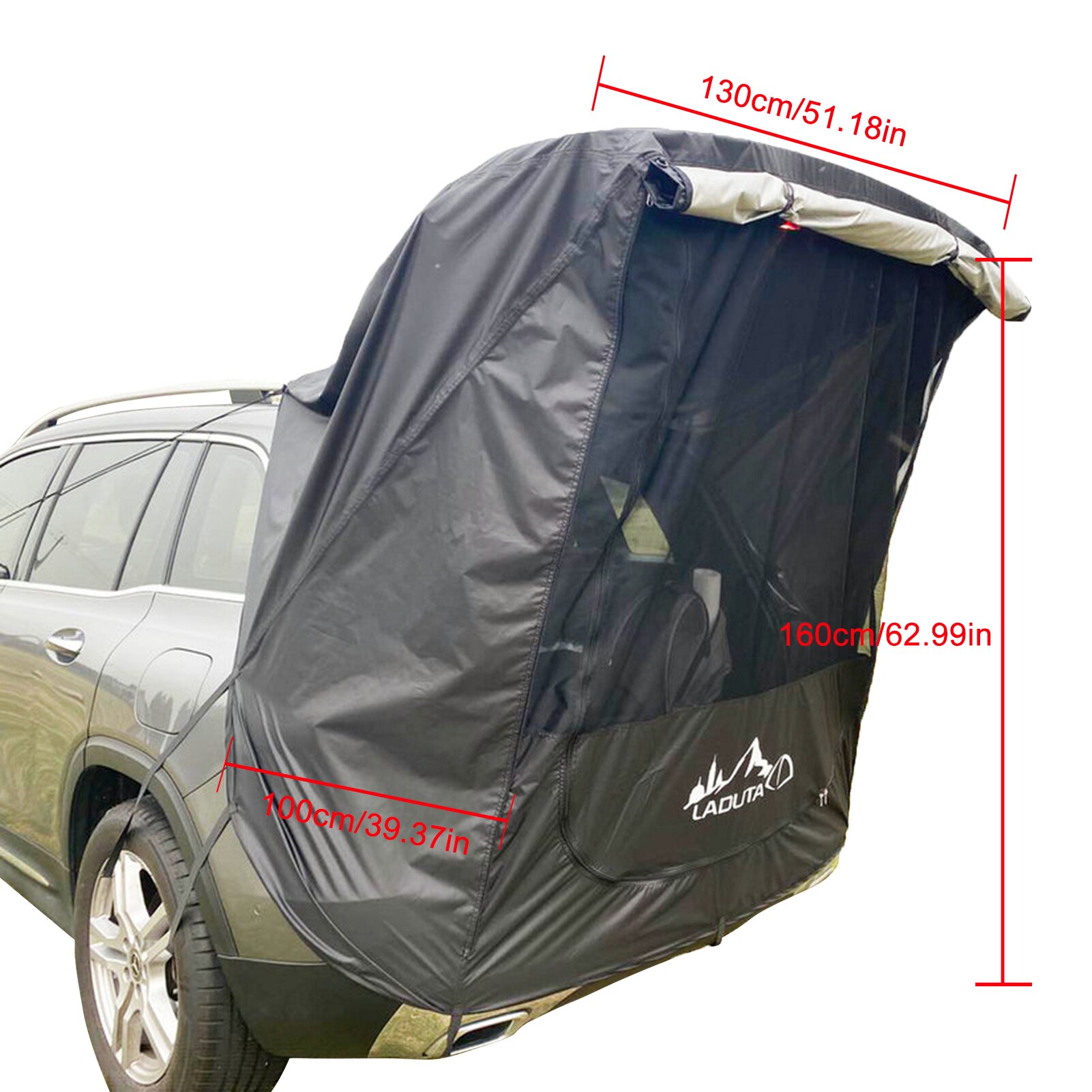 Car Tail Extension Bed Sunshade Rainproof Rear Tent Simple Motorhome For Self Driving Tour